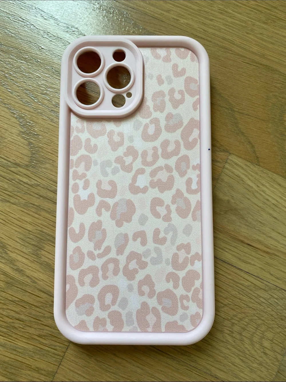 Pink Leopard Print iPhone 13 Pro Max Case - Compatible Protective Cover